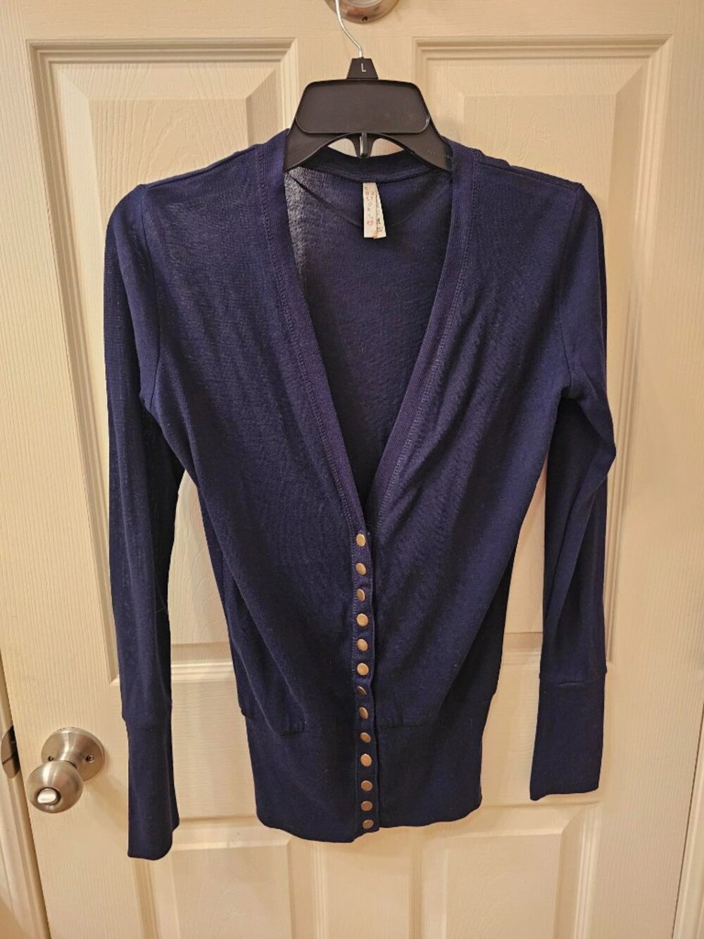 NWOT Color Story Medium Navy Blue Cardigan